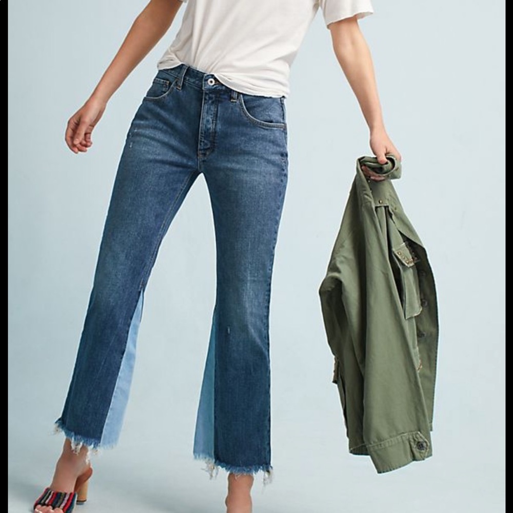 Anthropologie Pilcro High - Rise Flare Jeans - 29